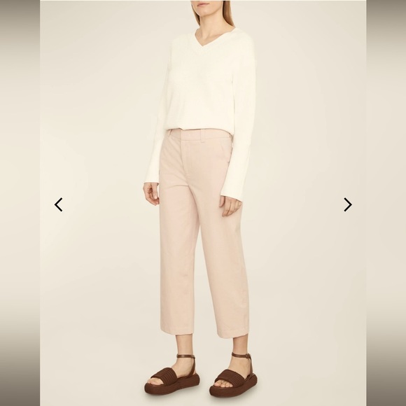 Vince Pants - NWT Vince Mid Rise Khaki Cropped Pant M